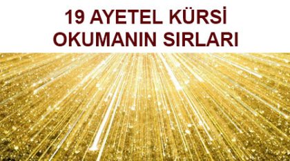 19 Ayetel kürsi okumanın sırları